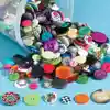 Assorted Buttons Bucket