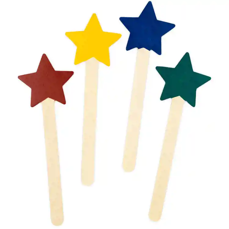 Wooden Shape Craft Sticks