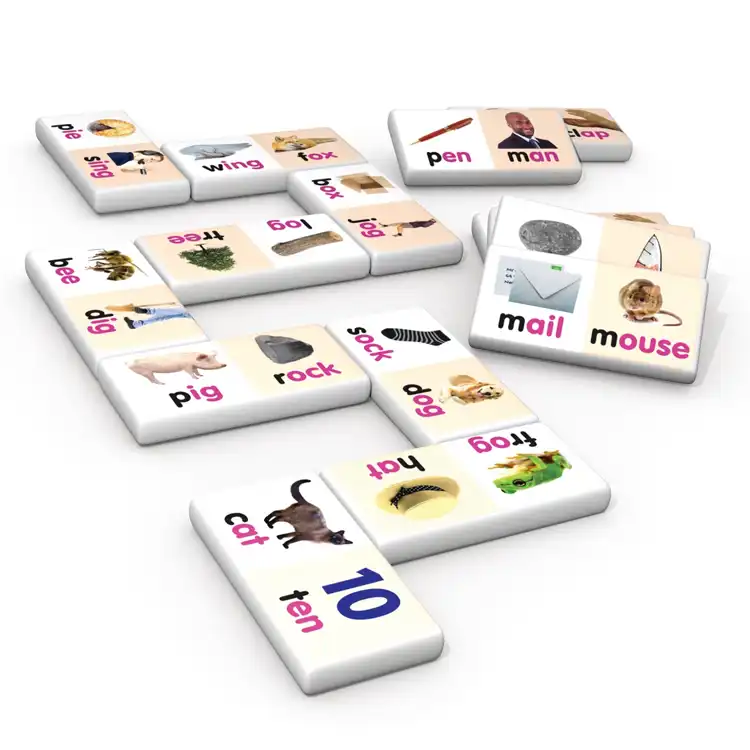 Match & Learn Dominoes, Rhyming Words