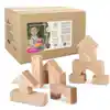 Jumbo Foam Edu-Blocks, Natural Wood