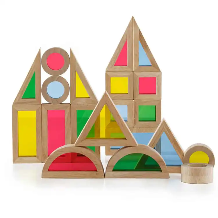 Junior Rainbow Blocks, 20 pcs