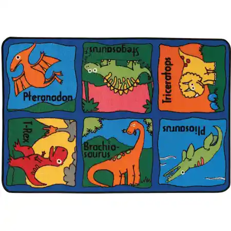 KID$ Value Classroom Rugs™, Dino-Mite Rug