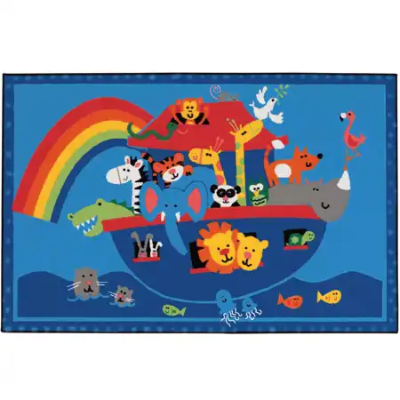 KID$ Value Classroom Rugs™, Noah's Animals