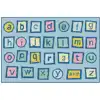 KID$ Value Plus Classroom Rug™, Alphabet Blocks