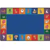KID$ Value Plus Classroom Rugs™, Farm Animal Seating Rug