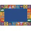KID$ Value Plus Classroom Rugs™, Zoo Animal Seating Rug