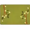 KIDSoft™ Branching Out Rug, Green, Rectangle 4' x 6'