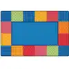 KIDSoft™ Pattern Blocks Rug, Primary