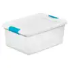 Latch Storage Boxes, 15 Quart