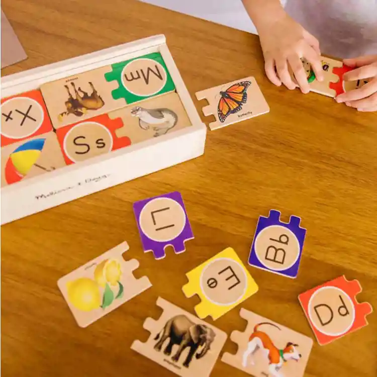 Melissa & Doug® Self-Correcting Letter Puzzles