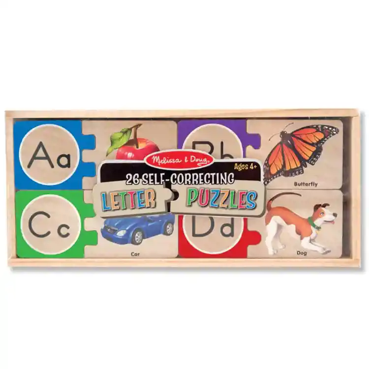 Melissa & Doug® Self-Correcting Letter Puzzles