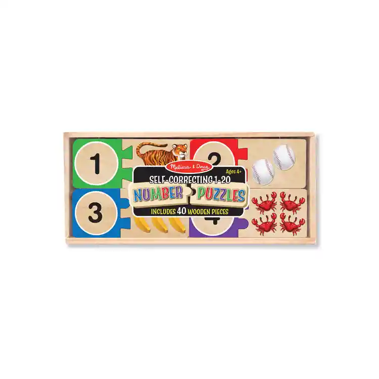 Melissa & Doug® Self-Correcting Number Puzzles