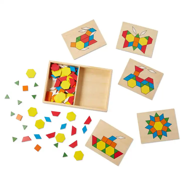 Melissa & Doug® Pattern Blocks & Boards