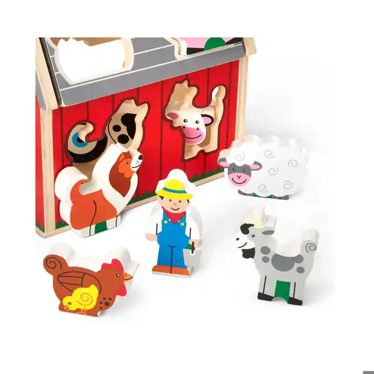 Melissa & Doug Take-Along Sorting Barn