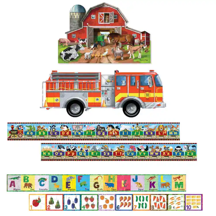 Melissa & Doug Floor Puzzle Set