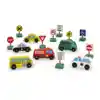 Melissa & Doug Wooden Vehicles & Traffic Signs