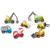 Melissa & Doug Wooden Construction Site Vehicles