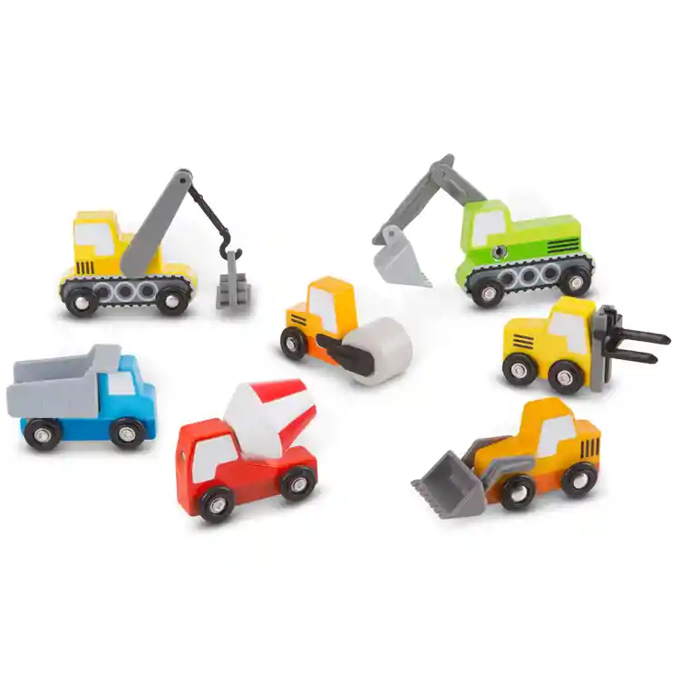 Melissa & Doug Wooden Construction Site Vehicles