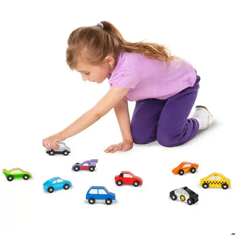 Melissa & Doug  Wooden Vehicle Set