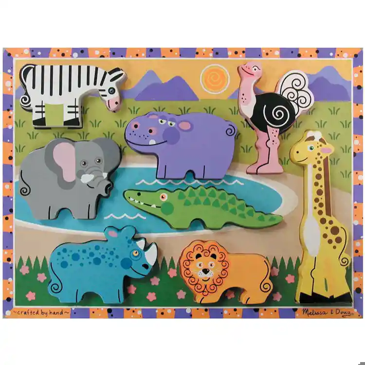 Melissa & Doug® Safari Chunky Puzzle