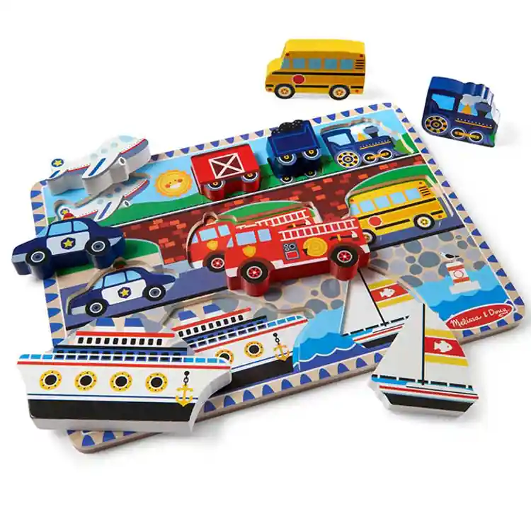 Melissa & Doug® Vehicles Chunky Puzzle