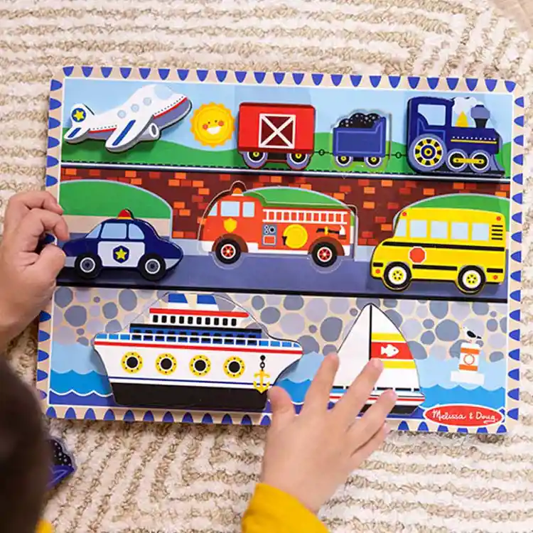 Melissa & Doug® Vehicles Chunky Puzzle