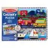 Melissa & Doug® Vehicles Chunky Puzzle