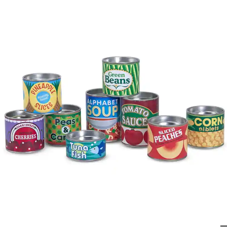 Melissa & Doug® Grocery Canned Foods