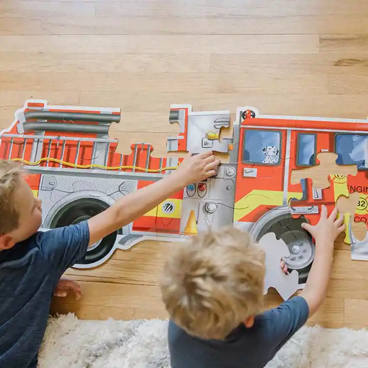 Melissa & Doug® Giant Fire Truck Floor Puzzle