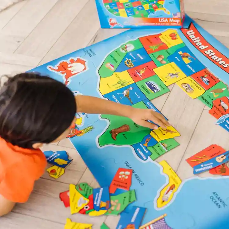 Melissa & Doug® USA Map Floor Puzzle