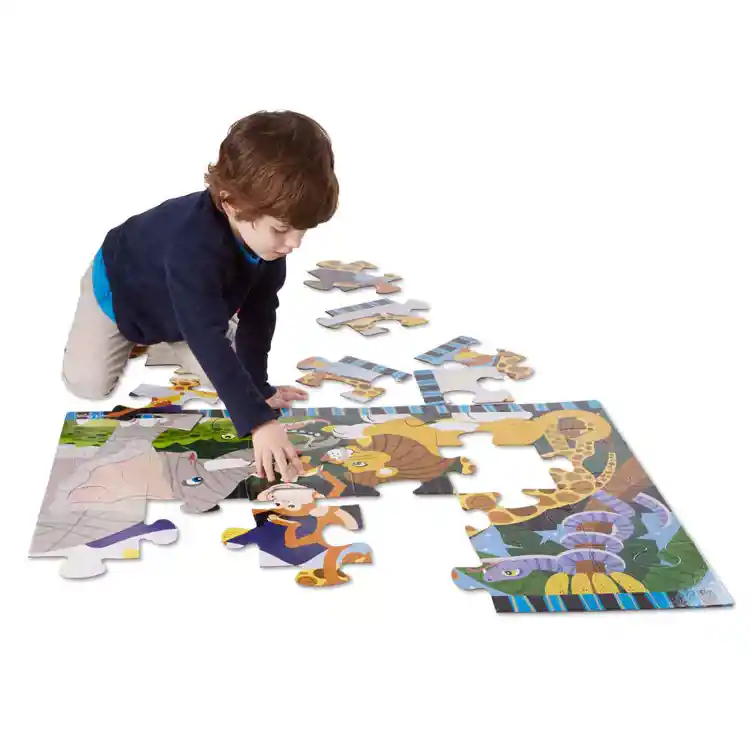 Melissa & Doug®  Safari Floor Puzzle