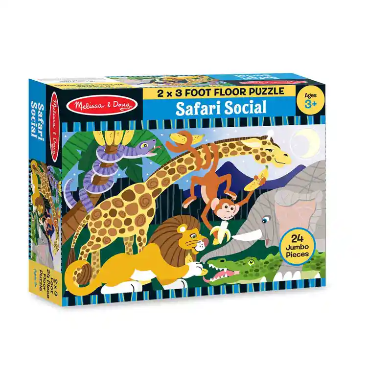 Melissa & Doug®  Safari Floor Puzzle