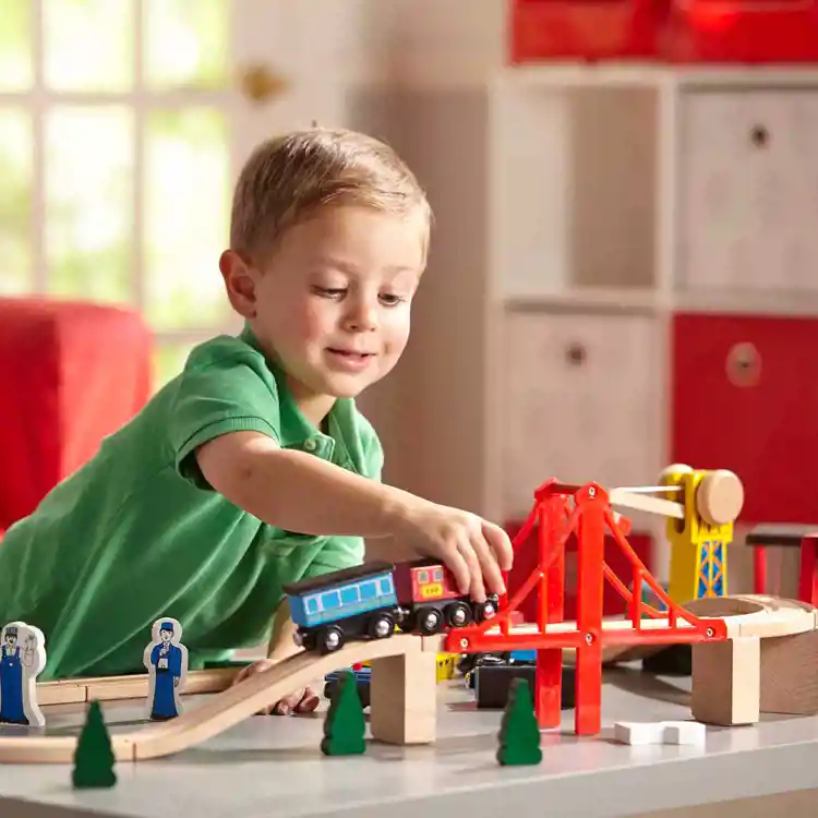 Melissa & Doug® Busy Town Train Set