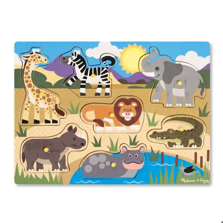 Melissa & Doug® Theme Peg Puzzle Set