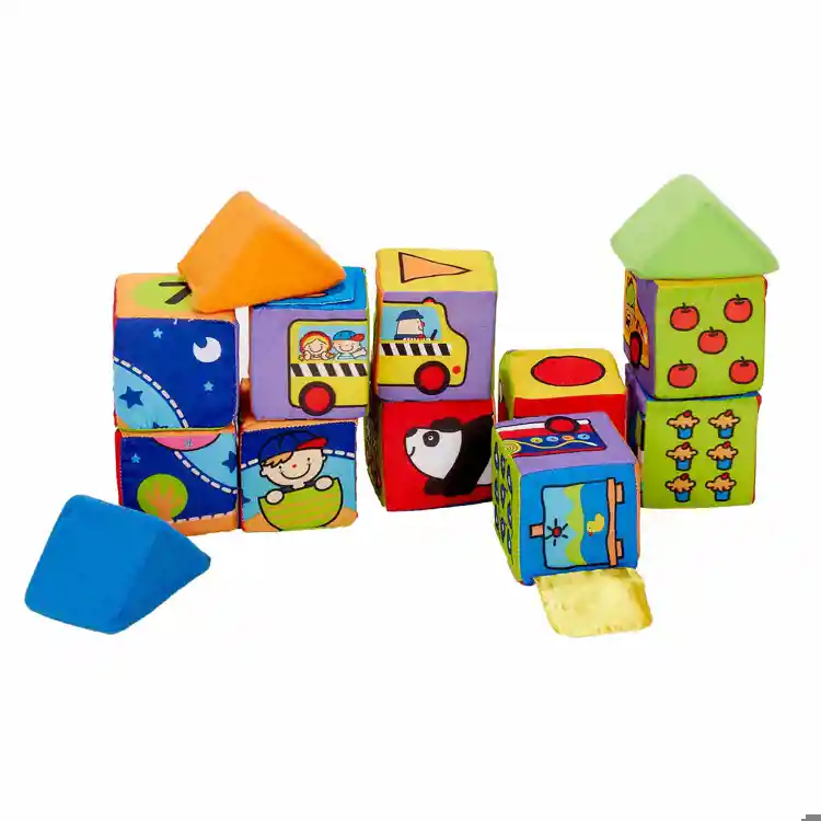 Melissa & Doug Match & Build Soft Blocks