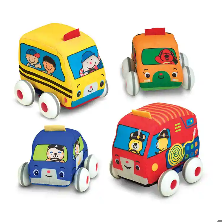 Melissa & Doug Pull-Back Community Vehicles