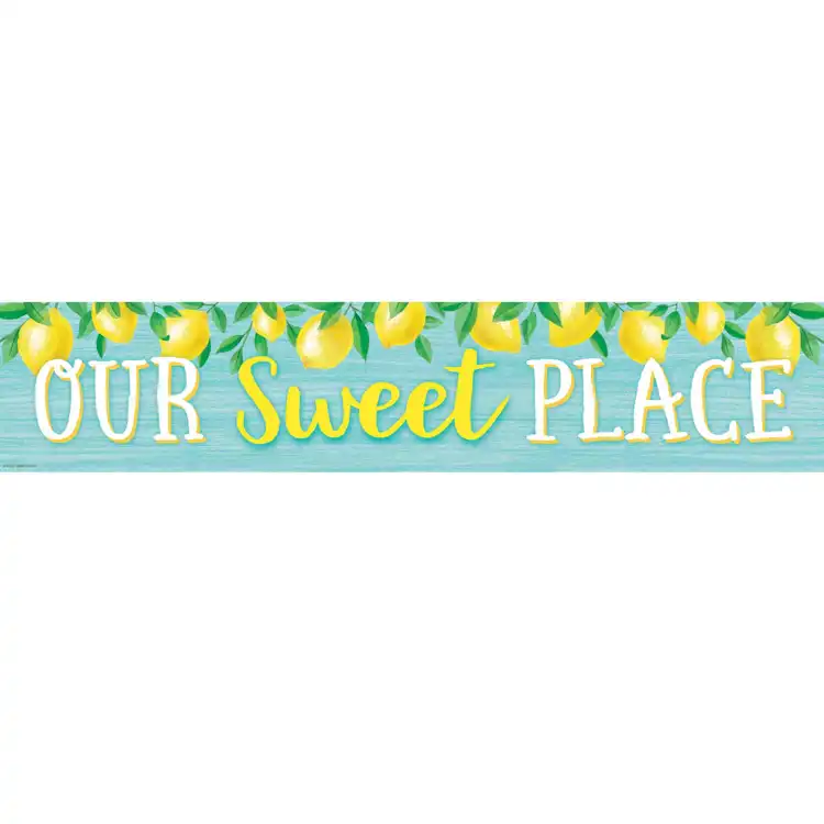 Lemon Zest Our Sweet Place Banner