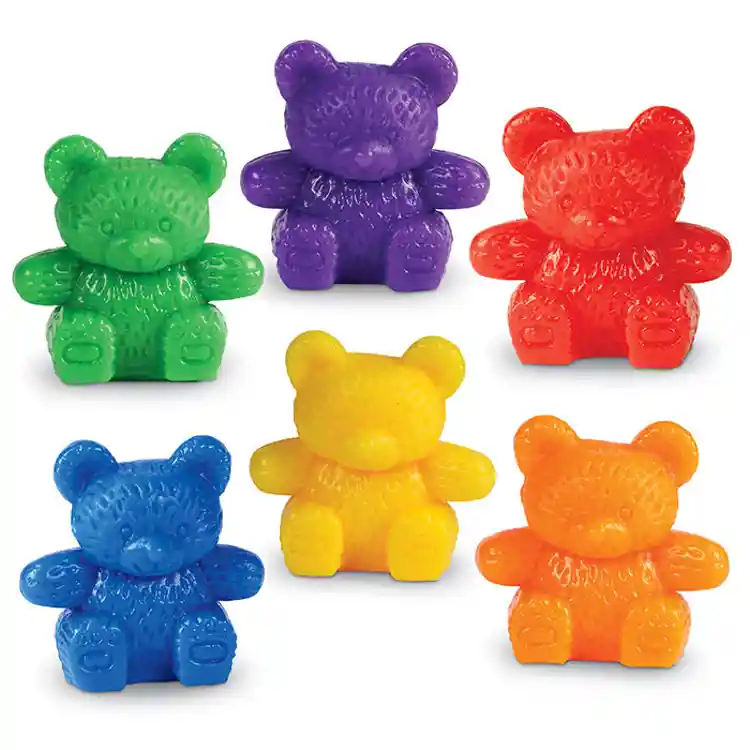 Three Bear Family Baby Bear Counters  Set of 102