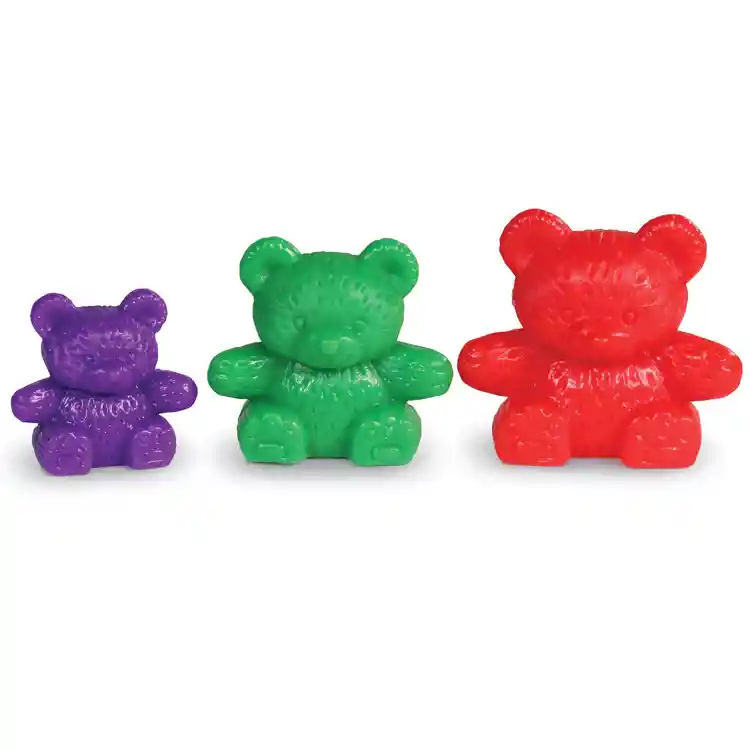 Three Bear Family® Counters, Rainbow Set