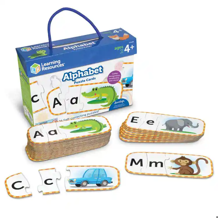 Upper & Lowercase Alphabet Puzzle Cards