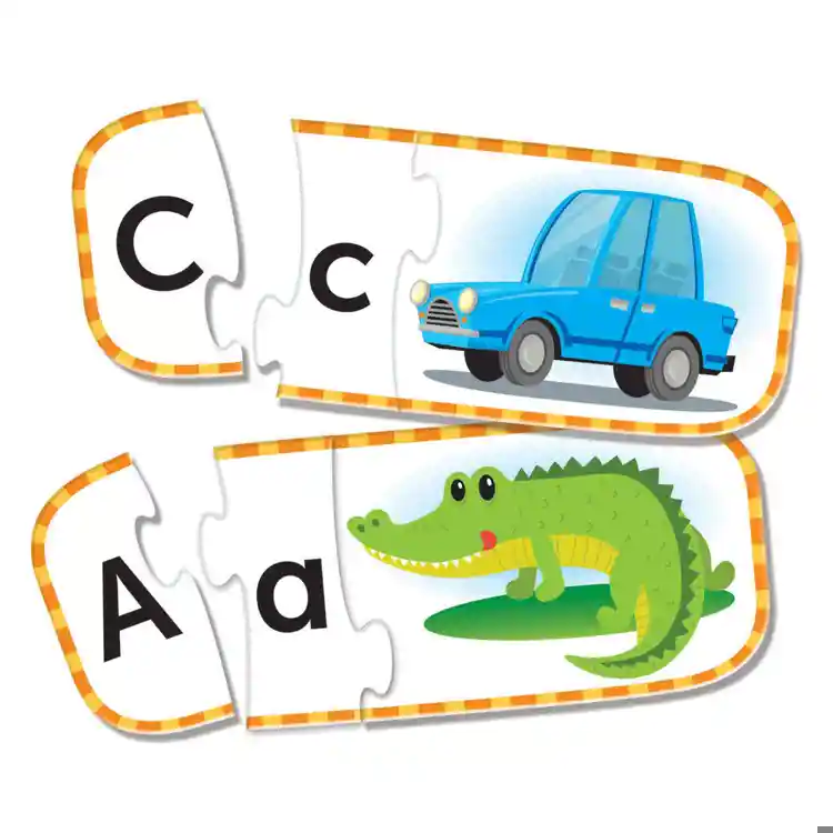 Upper & Lowercase Alphabet Puzzle Cards