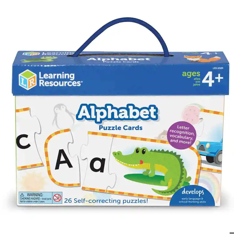 Upper & Lowercase Alphabet Puzzle Cards