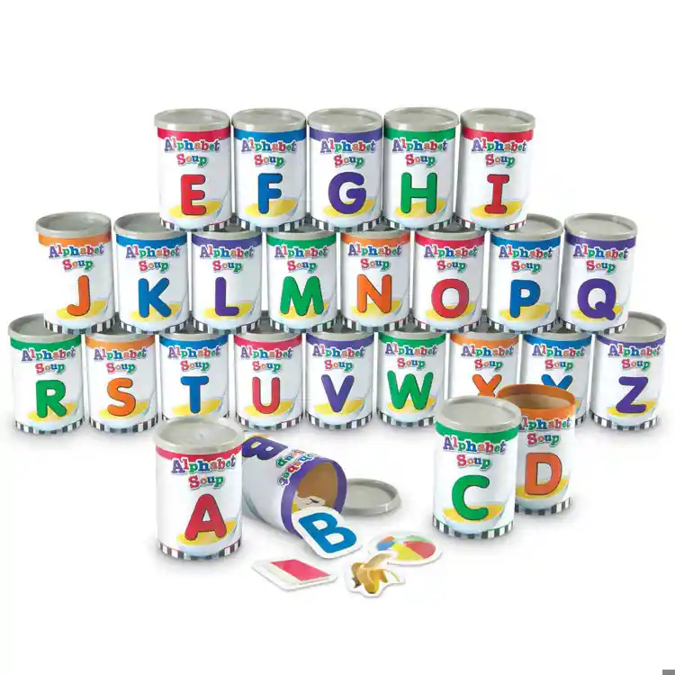 Alphabet Soup Can Sorters