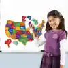 Magnetic US Map Puzzle