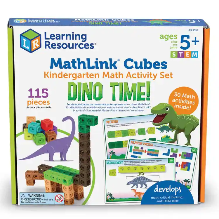 Mathlink® Cubes Dino Time