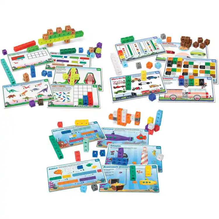 Mathlink® Cubes Themed Activity Sets