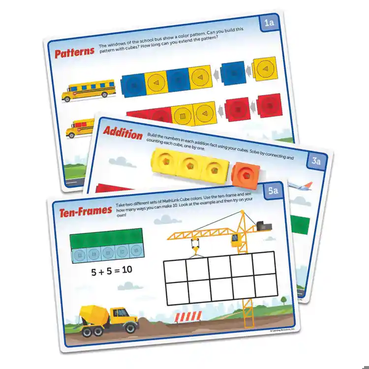 Mathlink® Cubes Themed Activity Sets