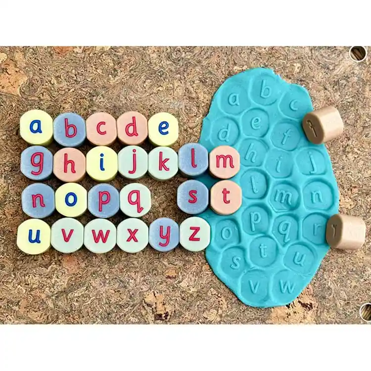 Lowercase Alphabet Stamping Stones