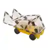 MAGNA-TILES® Cars Expansion Set, Green & Yellow