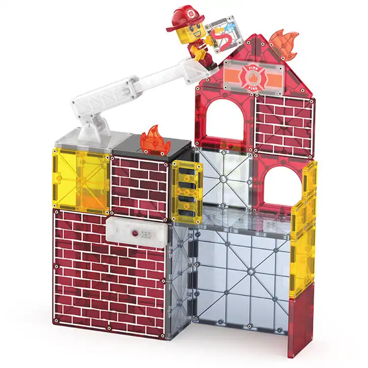 MAGNA-TILES® Fire Station